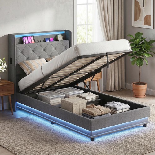 3ft single bed frame with - 3ft, rgb