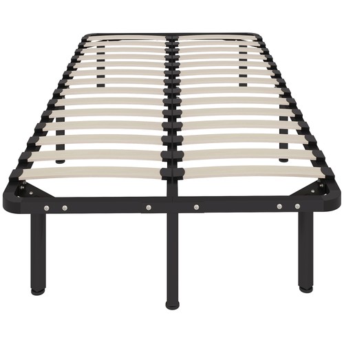Homcom 3ft single bed frame - single,