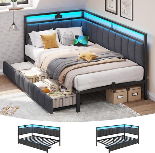 Single bed frame with - single,