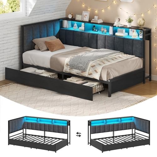 3ft single bed frame with - single, 2