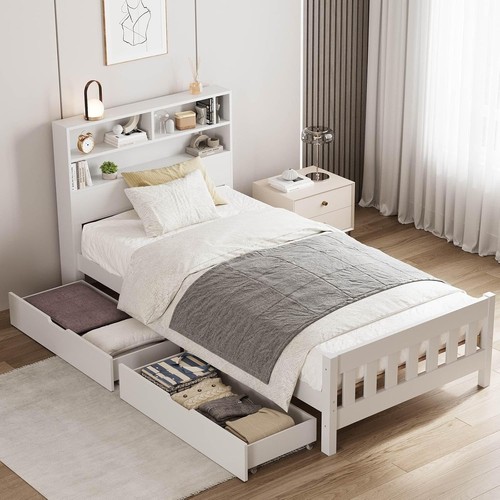 3ft single bed frame - 3ft, with