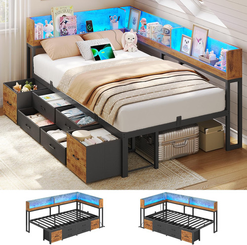 Single 3ft bed - bed, frame