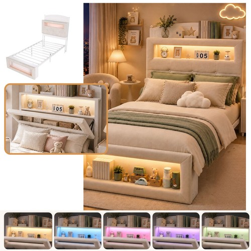 Velvet 3ft single bed frame - 3ft,