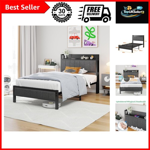 Single bed frame with storage - bed,