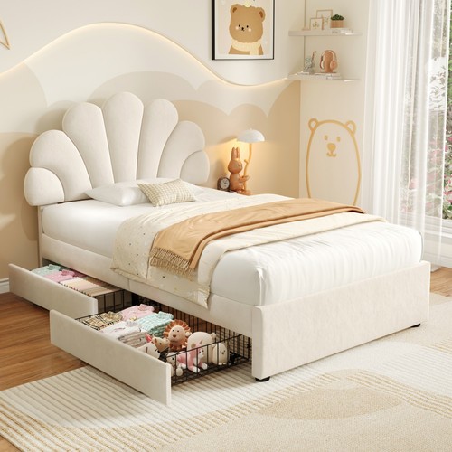 3ft single upholstered - 3ft, bed