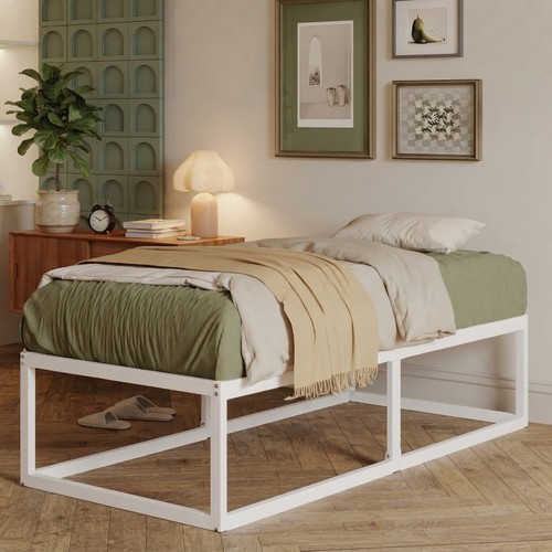 Modern white metal - white,