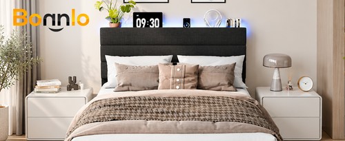 Bonnlo single bed frame - frame, with