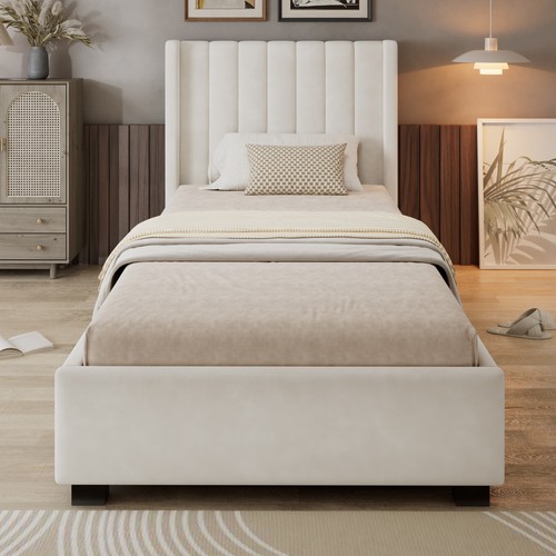 3ft velvet upholstered - 3ft,