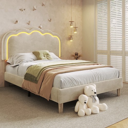 3ft single bed frame velvet - single,