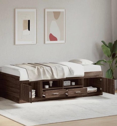 Wooden single bed frame - single,