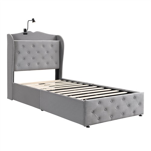 3ft single bed upholstered - bed,