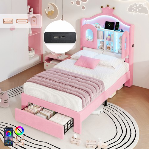 90cm single upholstered bed - upholstered,