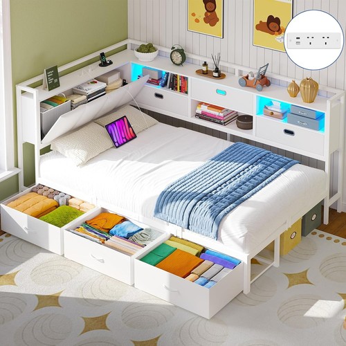3ft single bed frame - frame, 6