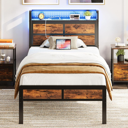 Ironck single bed frame - single,